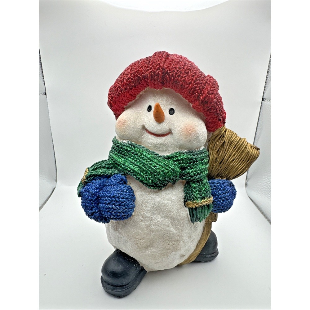 Christmas Snowman Decoration Standing Figure 7.5"‎